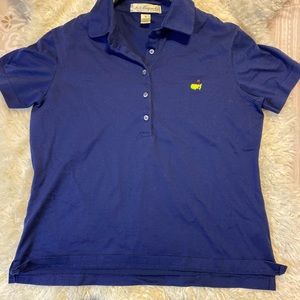 Magnolia Lane MASTERS Tech Golf Polo Shirt Women’s size S Dark Blue